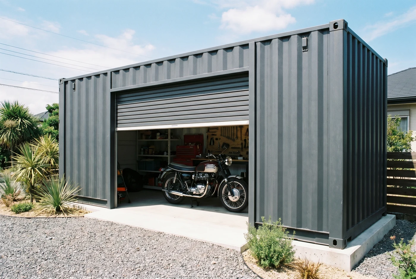 バイクガレージ