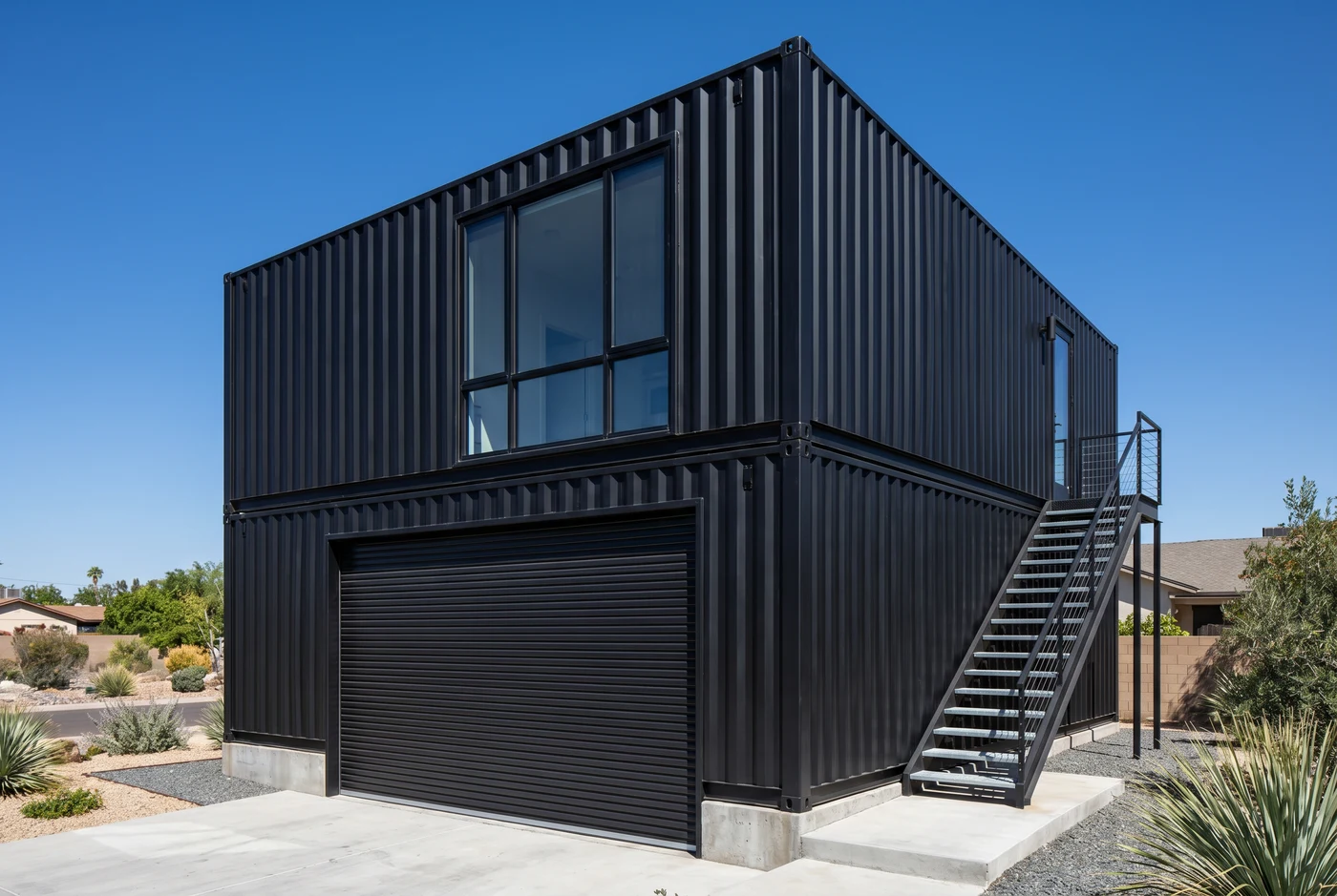 2階建てガレージハウス